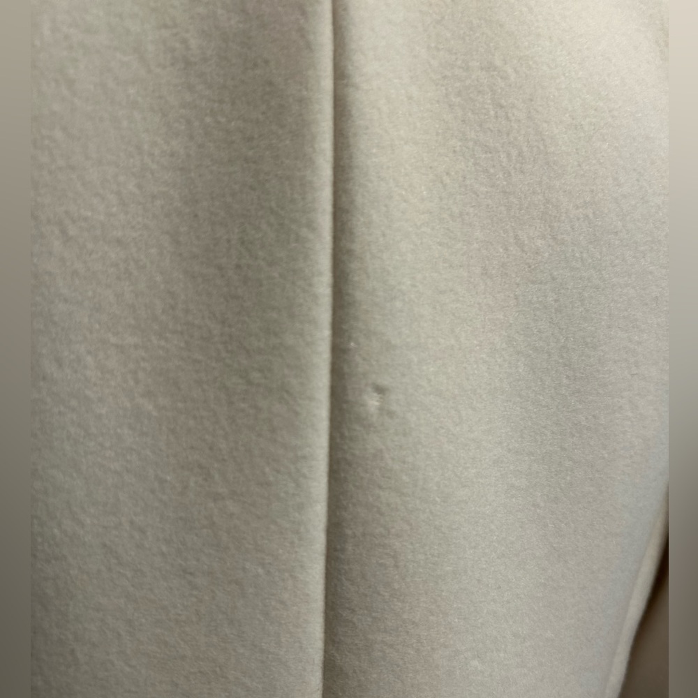 BALMAIN White Double-Breasted Wool Coat, size FR38 (US8) - Picture 8 of 12